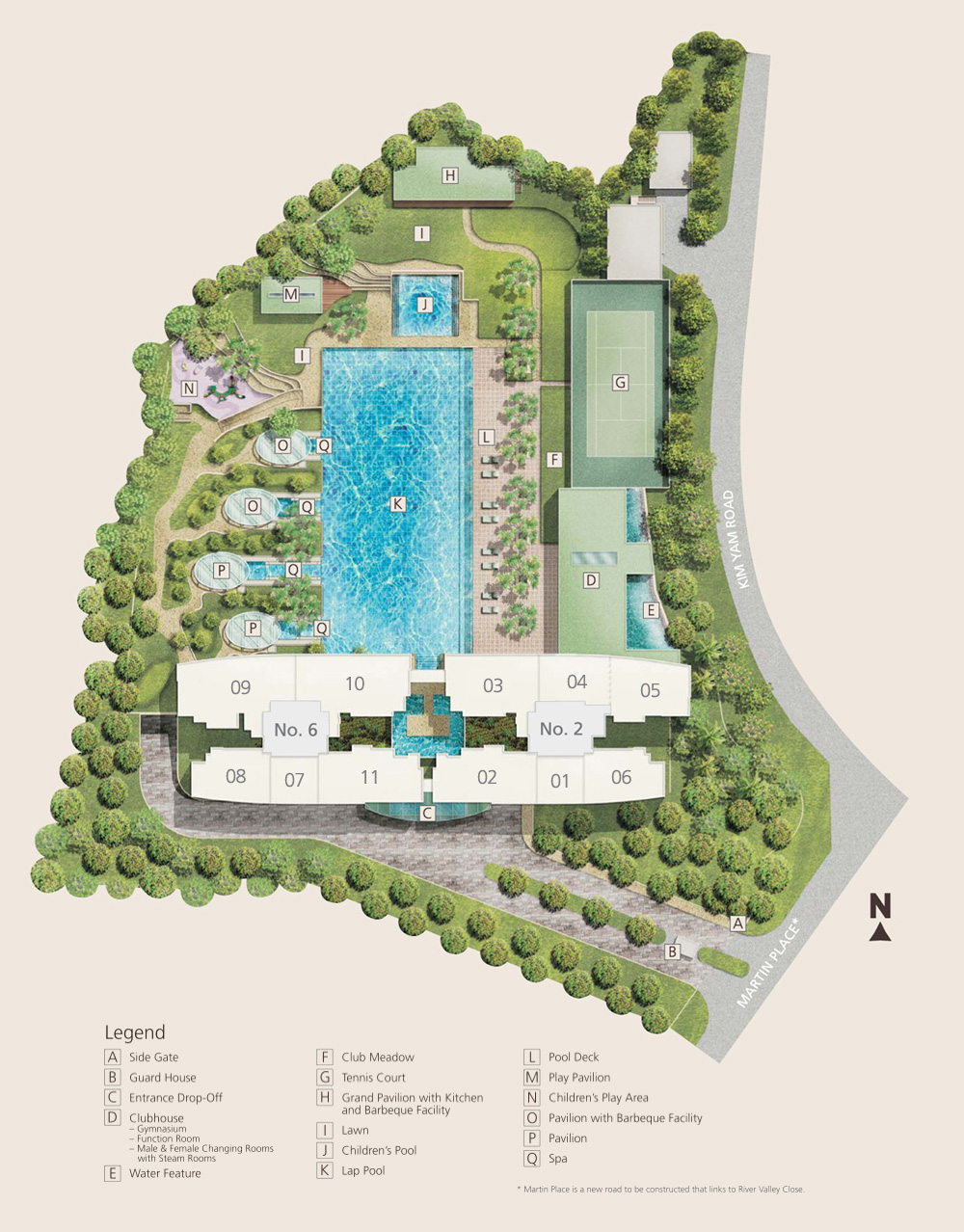 Martin Place Residences Site Plan
